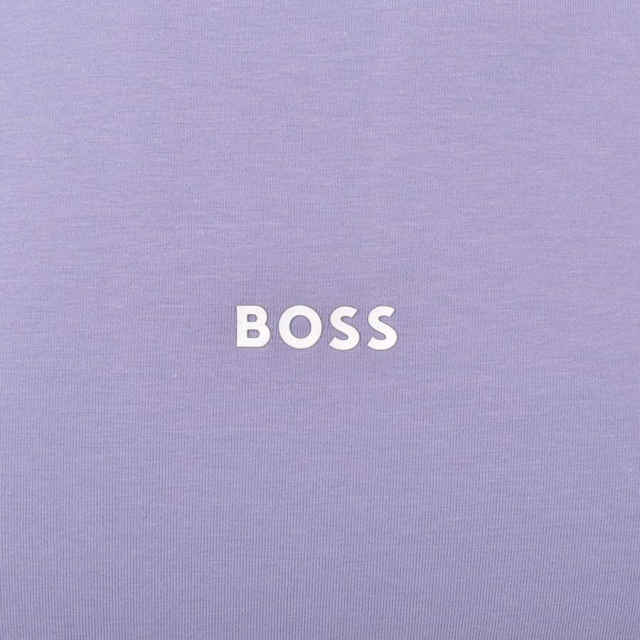 Image number 3 for BOSS TChup Logo T Shirt Purple