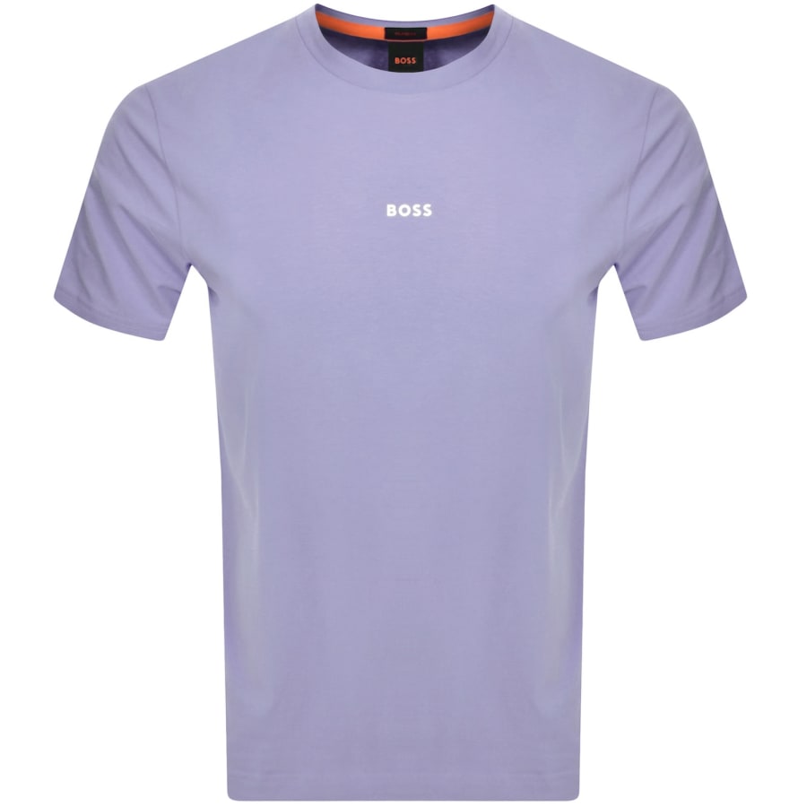 Image number 1 for BOSS TChup Logo T Shirt Purple