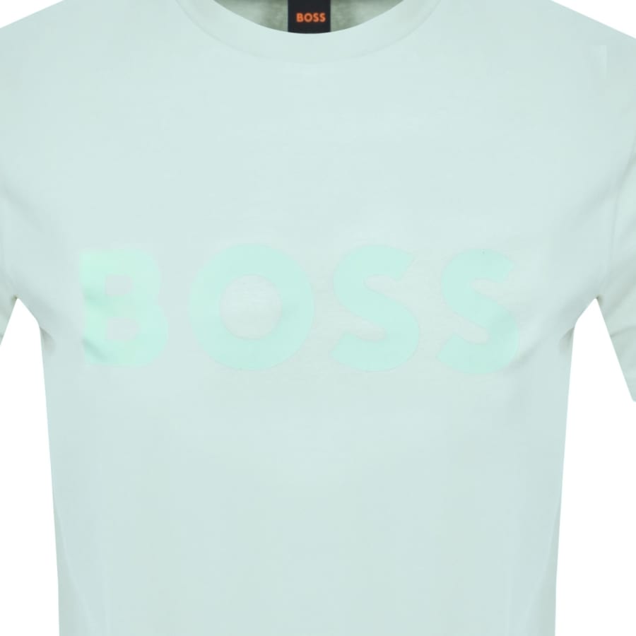 Image number 3 for BOSS Thinking 1 Logo T Shirt Green