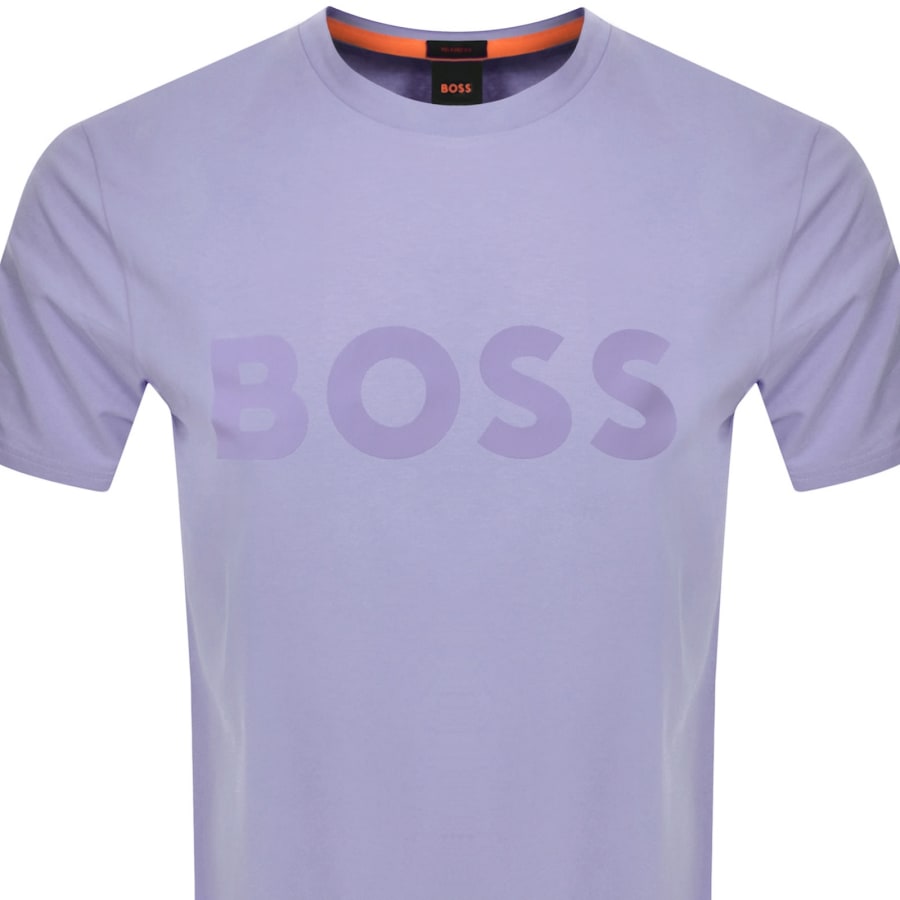 Image number 2 for BOSS Thinking 1 Logo T Shirt Purple