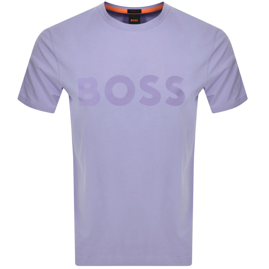Image number 1 for BOSS Thinking 1 Logo T Shirt Purple