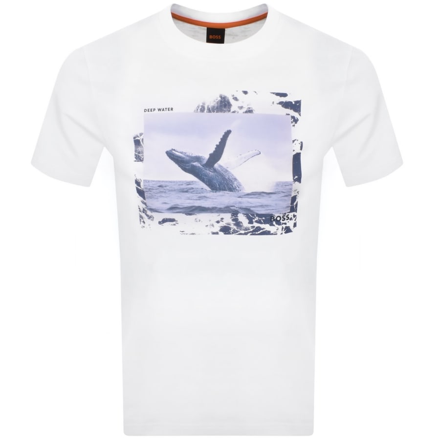 Image number 1 for BOSS Te Dunetrace T Shirt White
