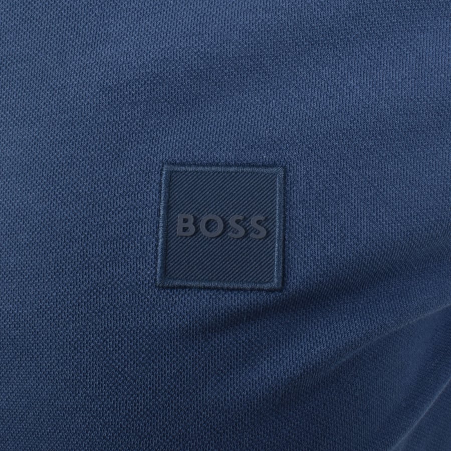 Image number 3 for BOSS Passertip Polo T Shirt Blue