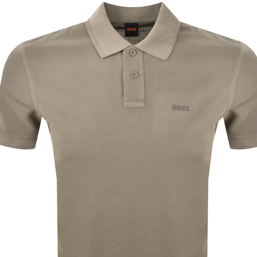 Image number 2 for BOSS Prime Polo T Shirt Beige