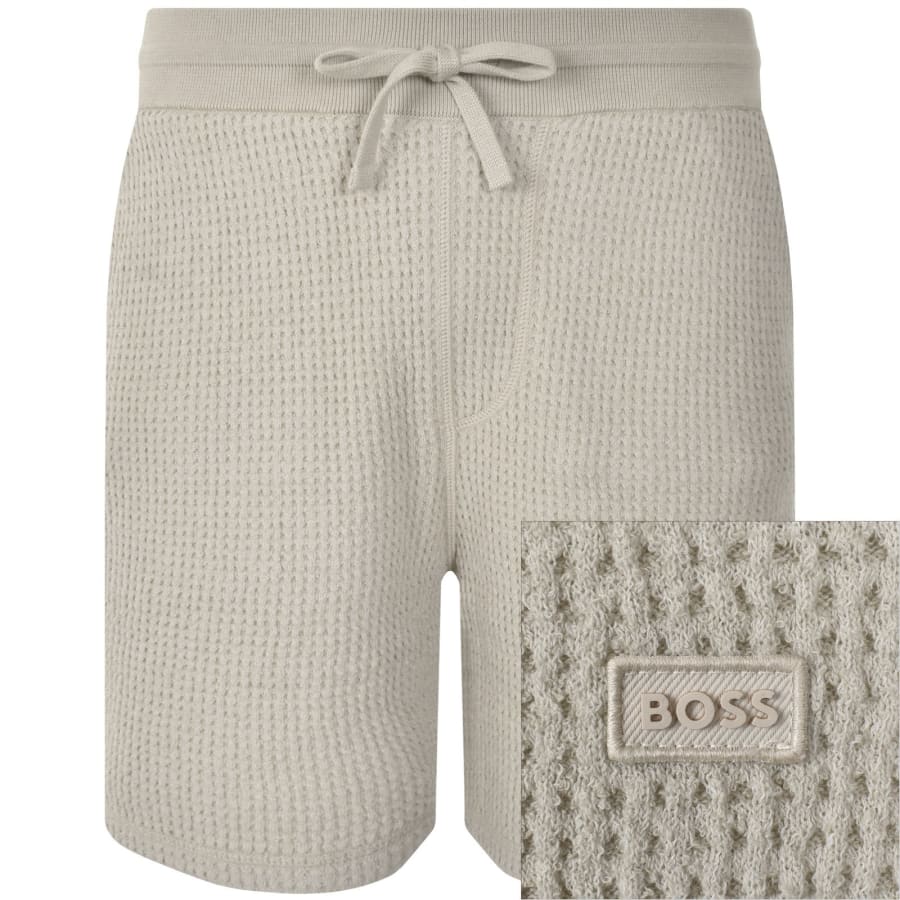 Image number 1 for BOSS Amoffle Shorts Beige