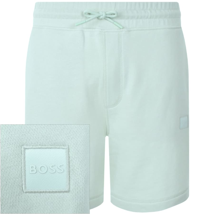 Image number 1 for BOSS Sewalk Sweat Shorts Green