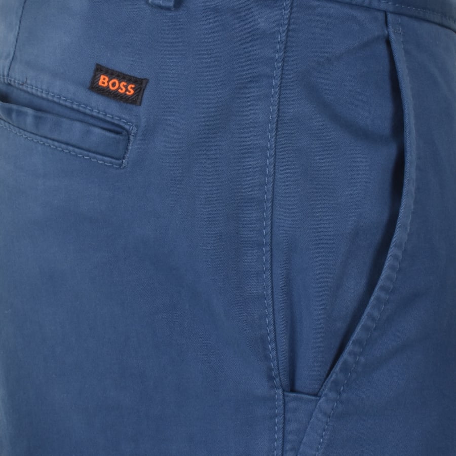 Image number 4 for BOSS Chino Slim Trousers Blue