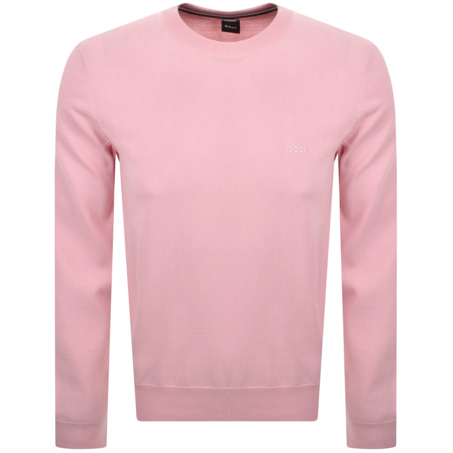 Image number 1 for BOSS Pacas L Knit Jumper Pink