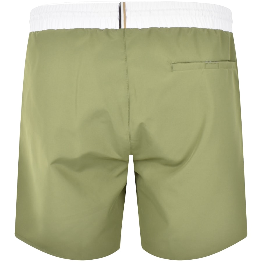 Image number 2 for BOSS Starfish Swim Shorts Green