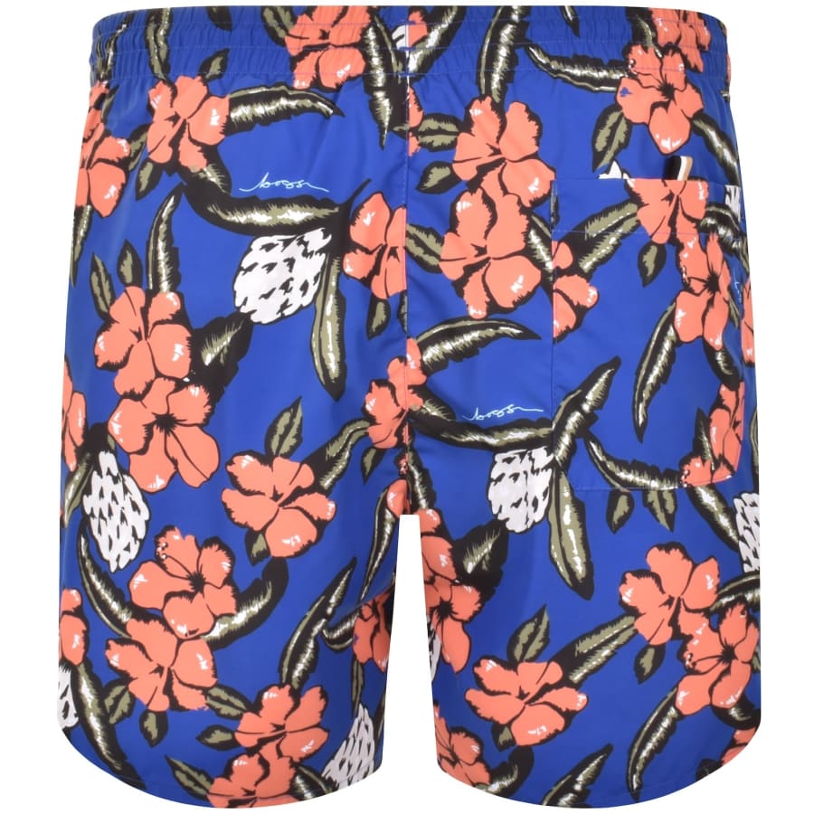 Image number 3 for BOSS Piranha Swim Shorts Medium Blue