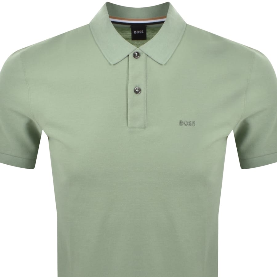 Image number 2 for BOSS Pallas Polo T Shirt Green