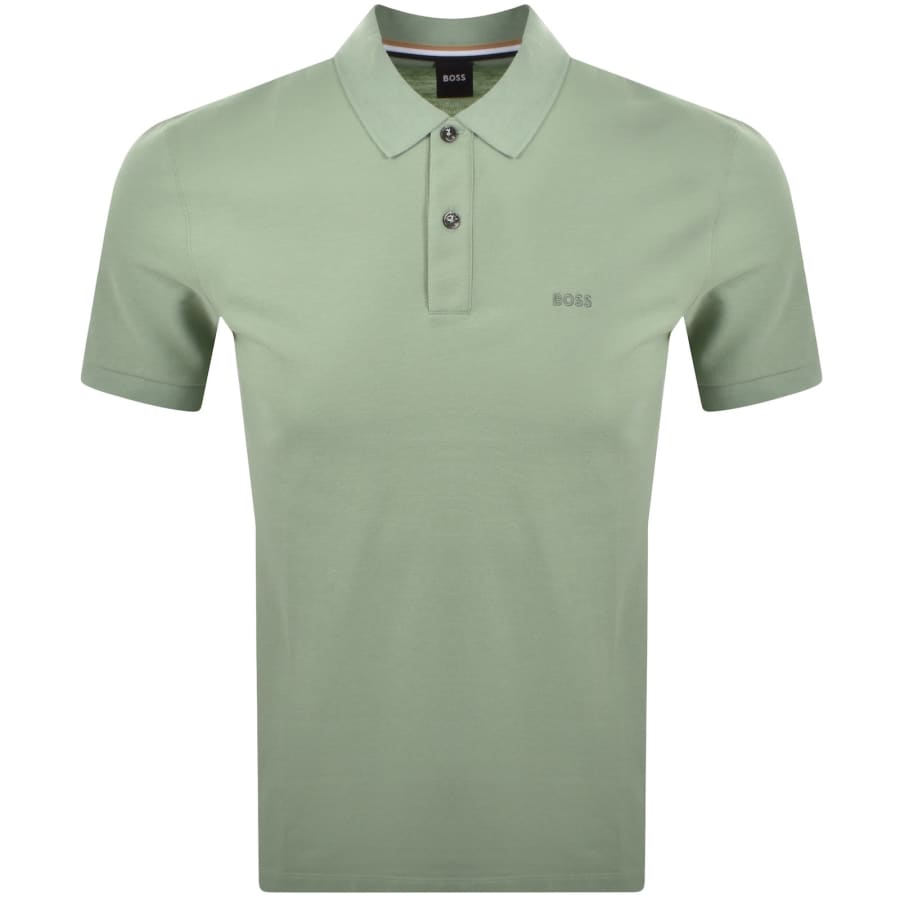 Image number 1 for BOSS Pallas Polo T Shirt Green