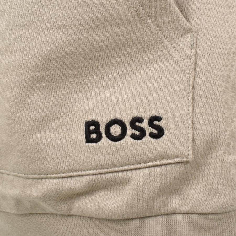 Image number 3 for BOSS Iconic Hoodie Beige