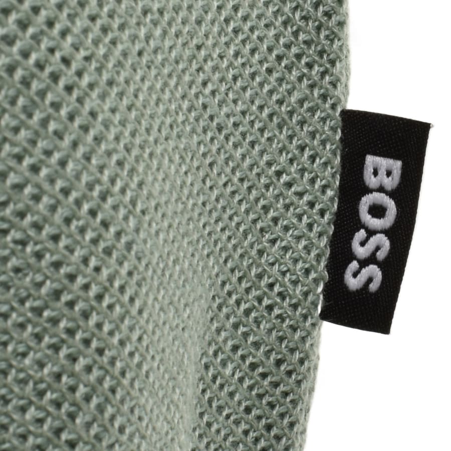 Image number 3 for BOSS H Jianluca Knit Polo Green