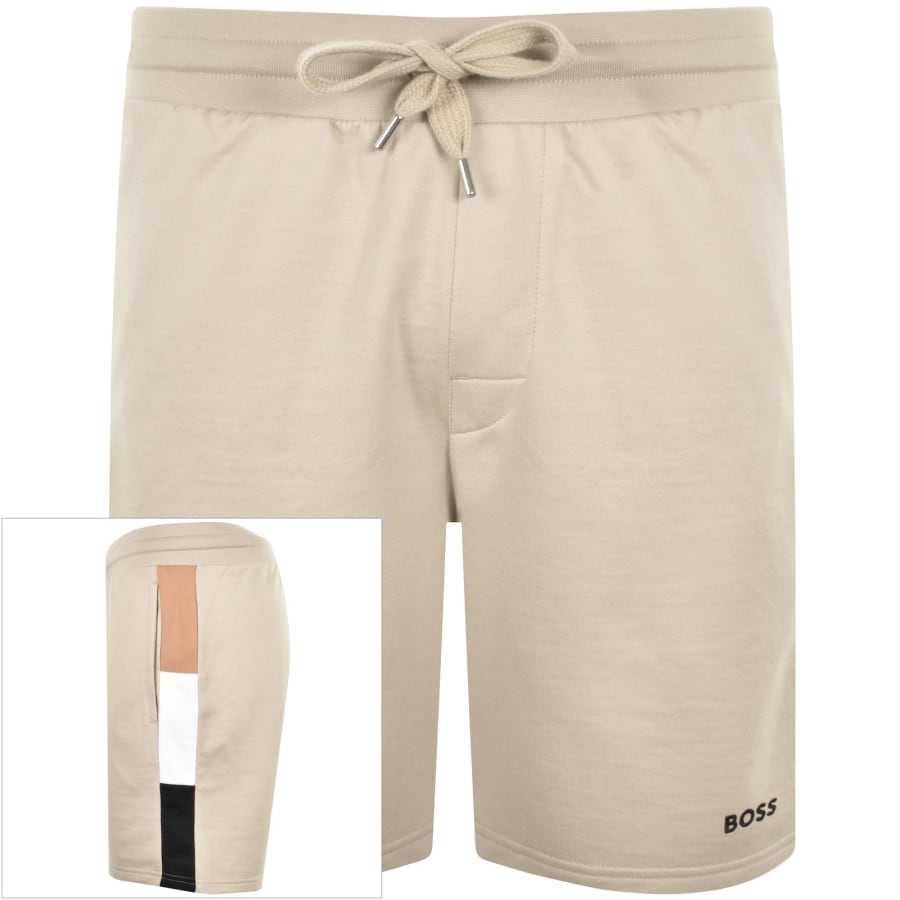 Image number 1 for BOSS Iconic Shorts Beige