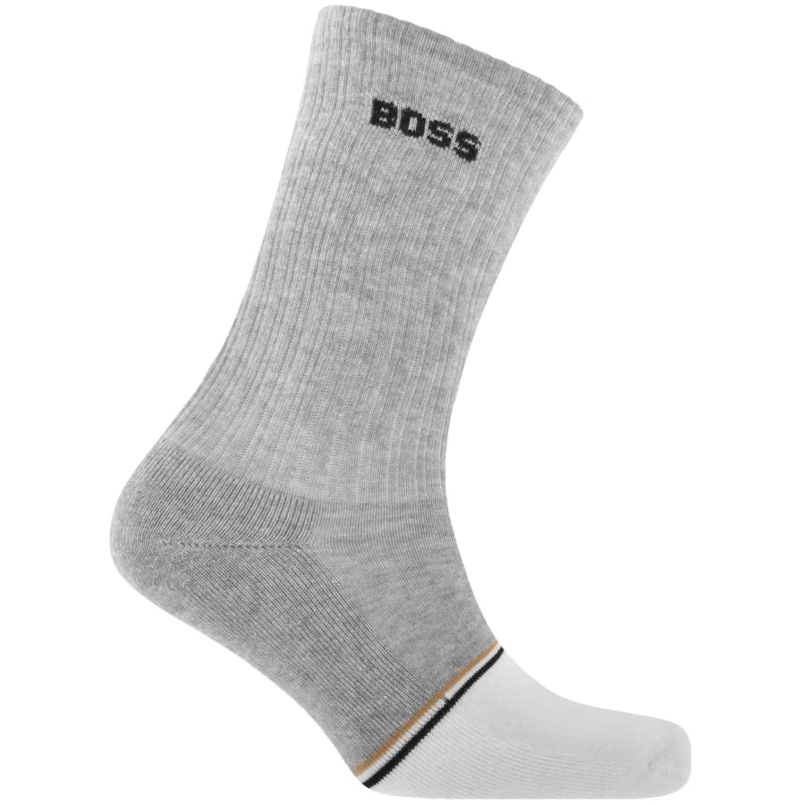 Image number 4 for BOSS 3 Pack Logo Quarter Socks