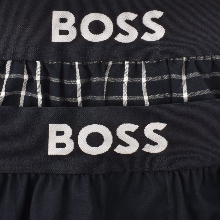 Image number 5 for BOSS Underwear 2 Pack Boxer Shorts Navy