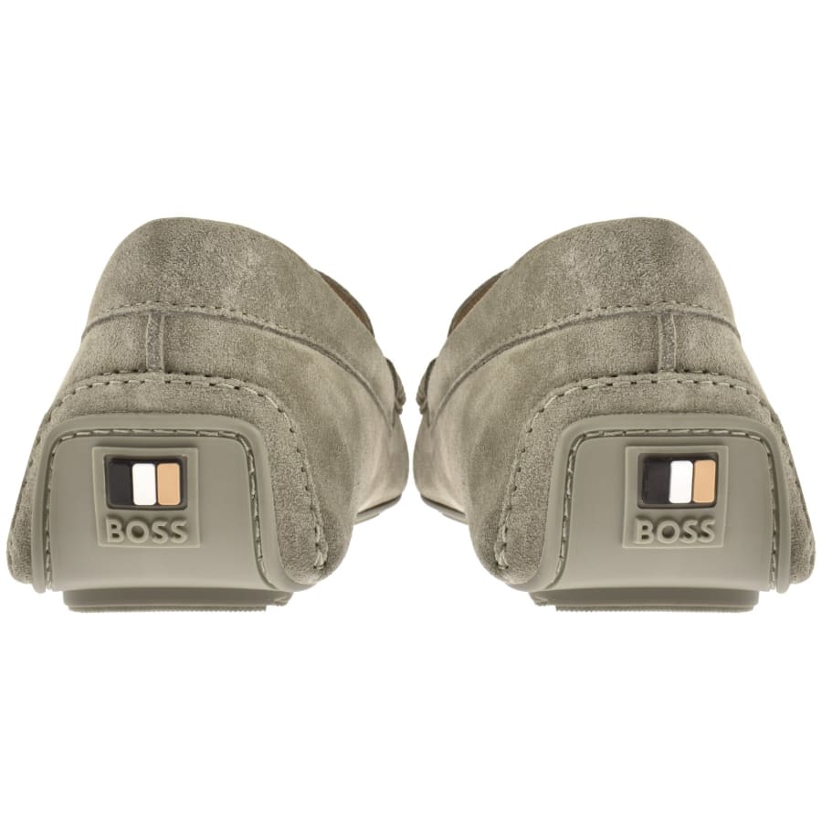 Image number 2 for BOSS Noel Moccasin Shoes Green