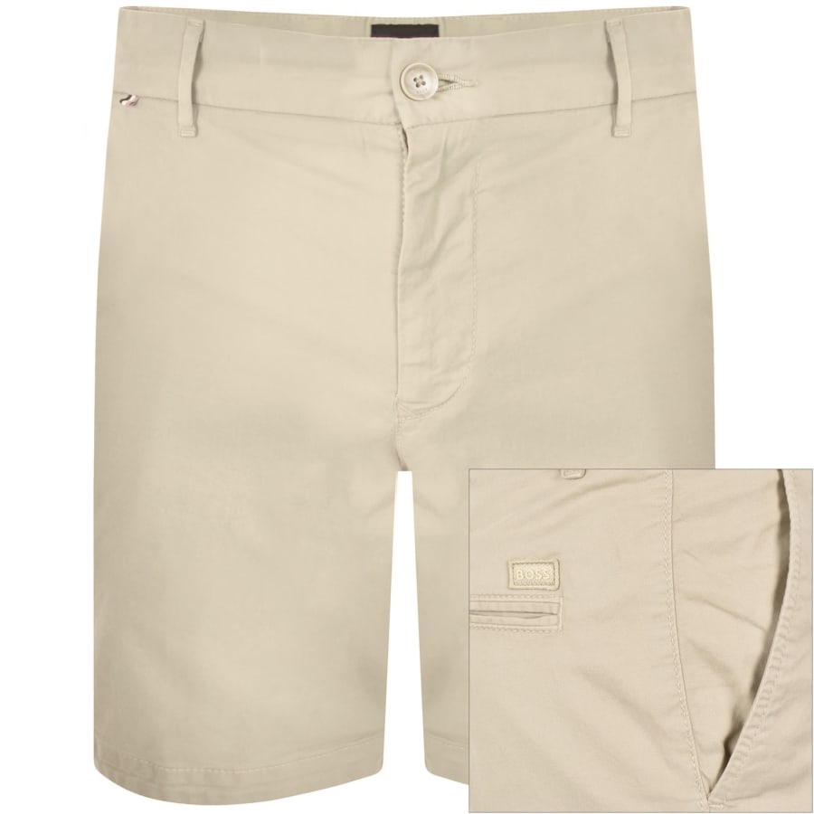 Image number 1 for BOSS Slice Shorts Slim Fit Beige