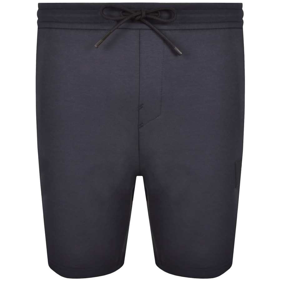 Image number 2 for BOSS Headlo Rib Shorts Navy