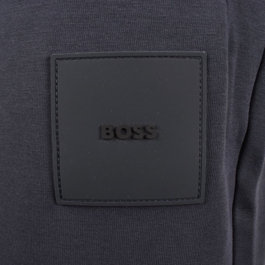 Image number 4 for BOSS Headlo Rib Shorts Navy