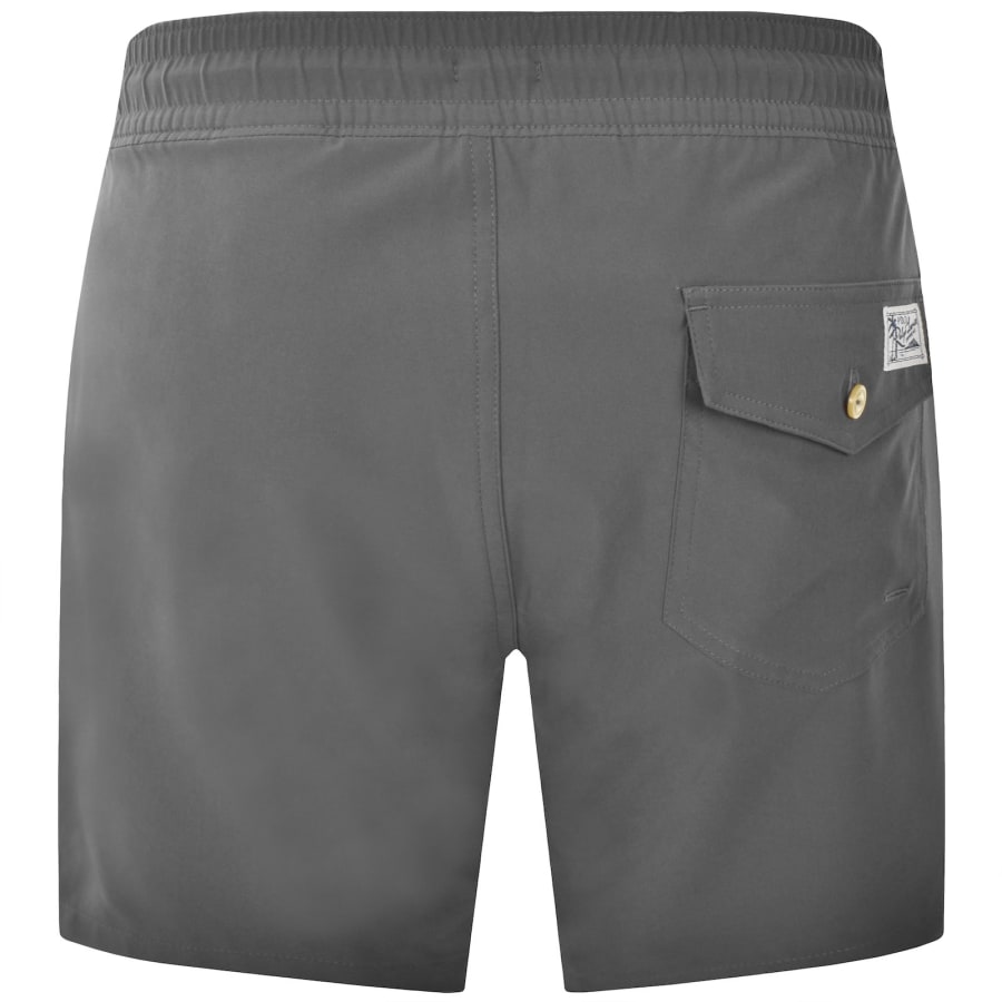 Image number 2 for Ralph Lauren Traveller Swim Shorts Grey Cast