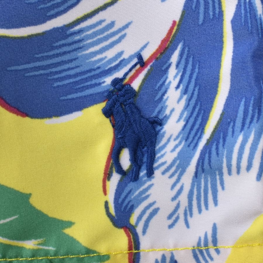 Image number 3 for Ralph Lauren Floral Swim Shorts Yellow