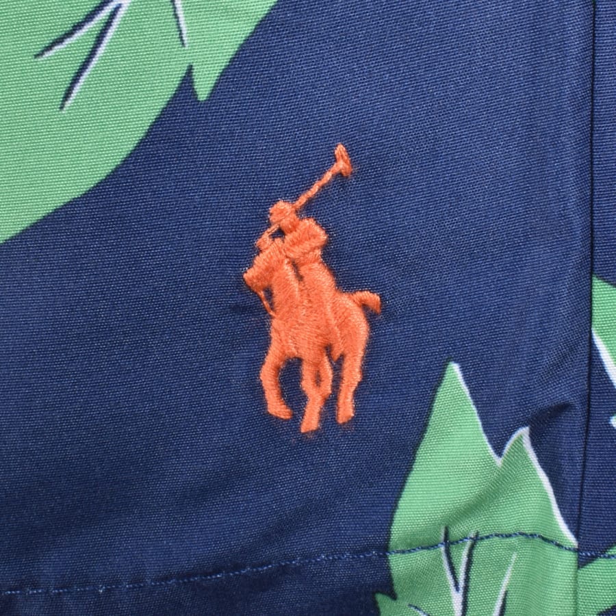 Image number 3 for Ralph Lauren Floral Swim Shorts Navy