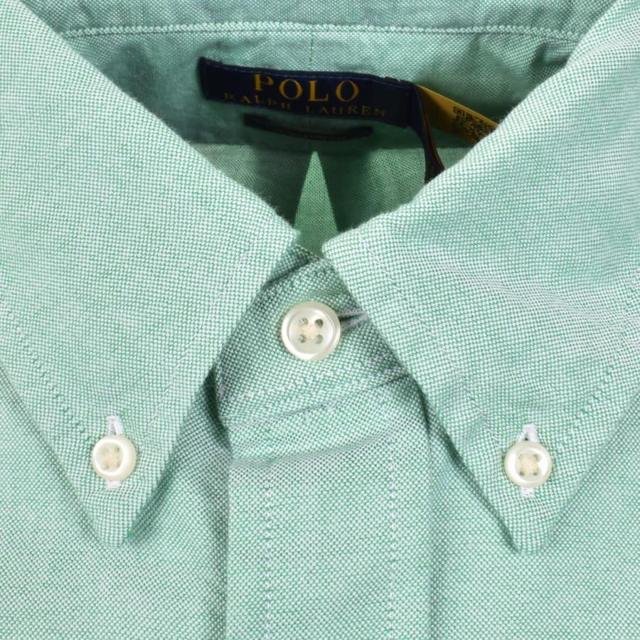 Image number 4 for Ralph Lauren Long Sleeve Shirt Emerald Green