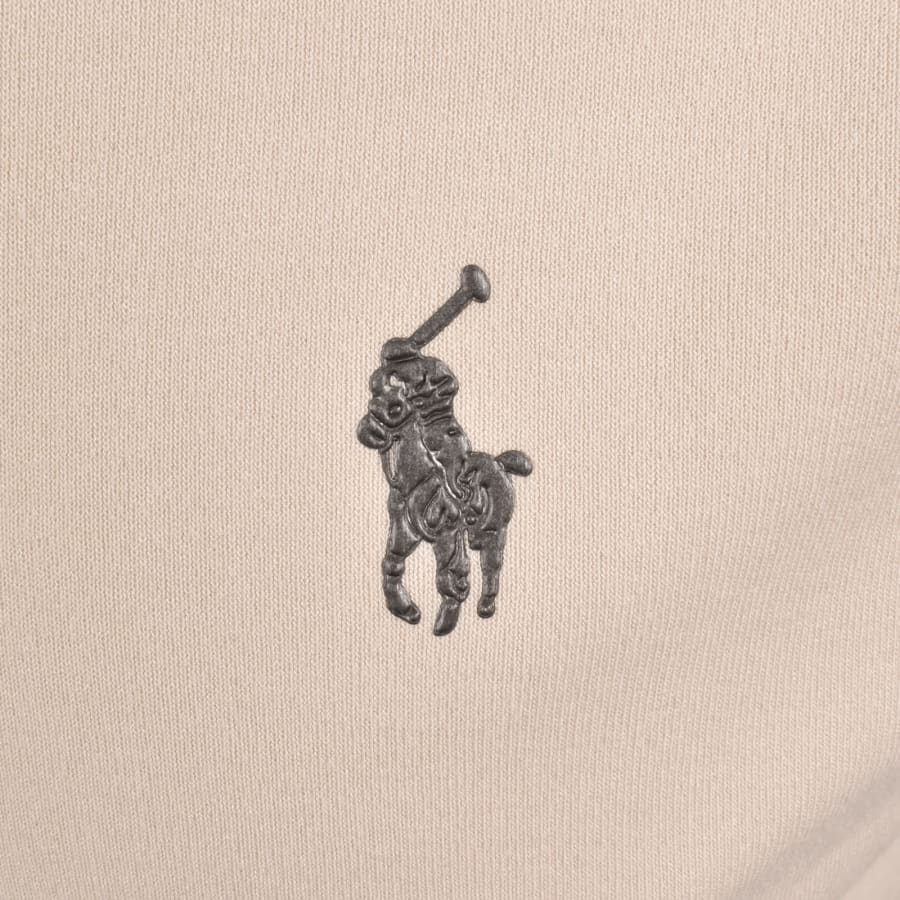 Image number 3 for Ralph Lauren Quarter Zip Sweatshirt Cream