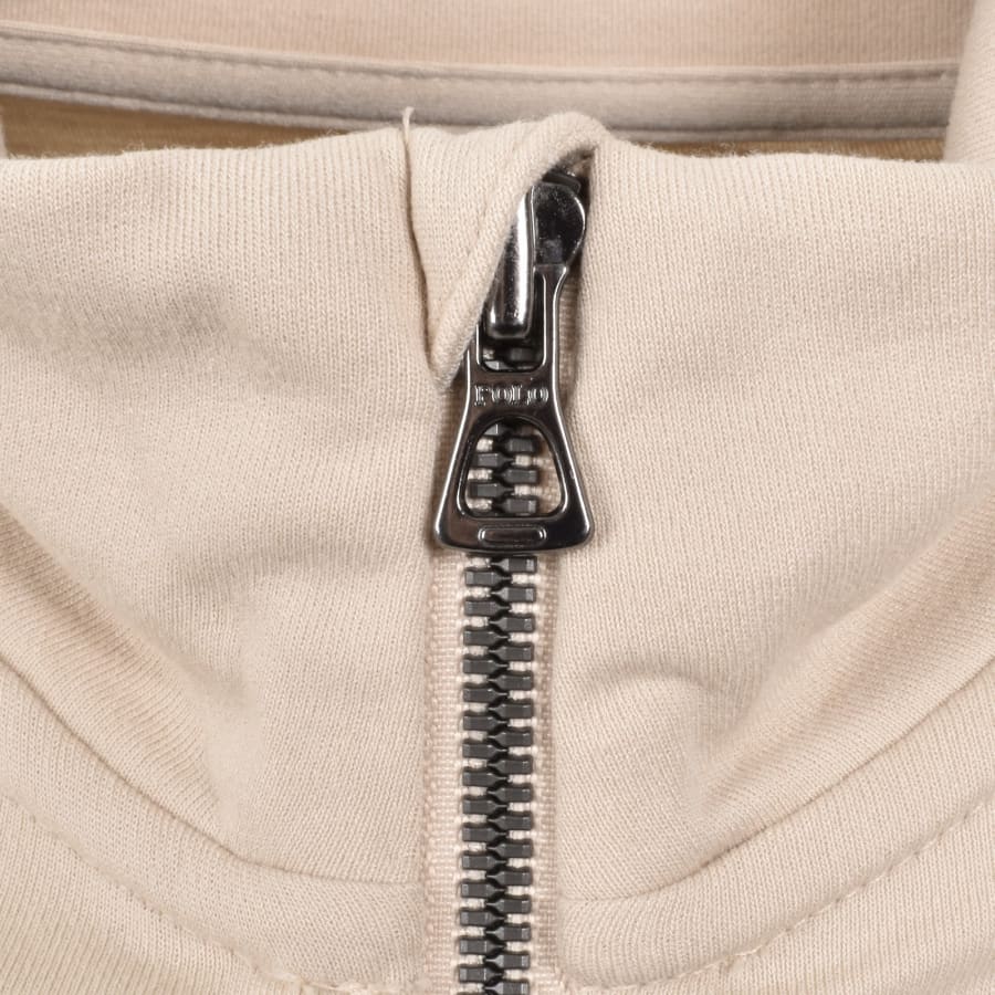 Image number 4 for Ralph Lauren Quarter Zip Sweatshirt Cream