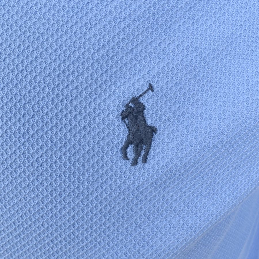 Image number 3 for Ralph Lauren Honeycomb Textured Shirt Blue