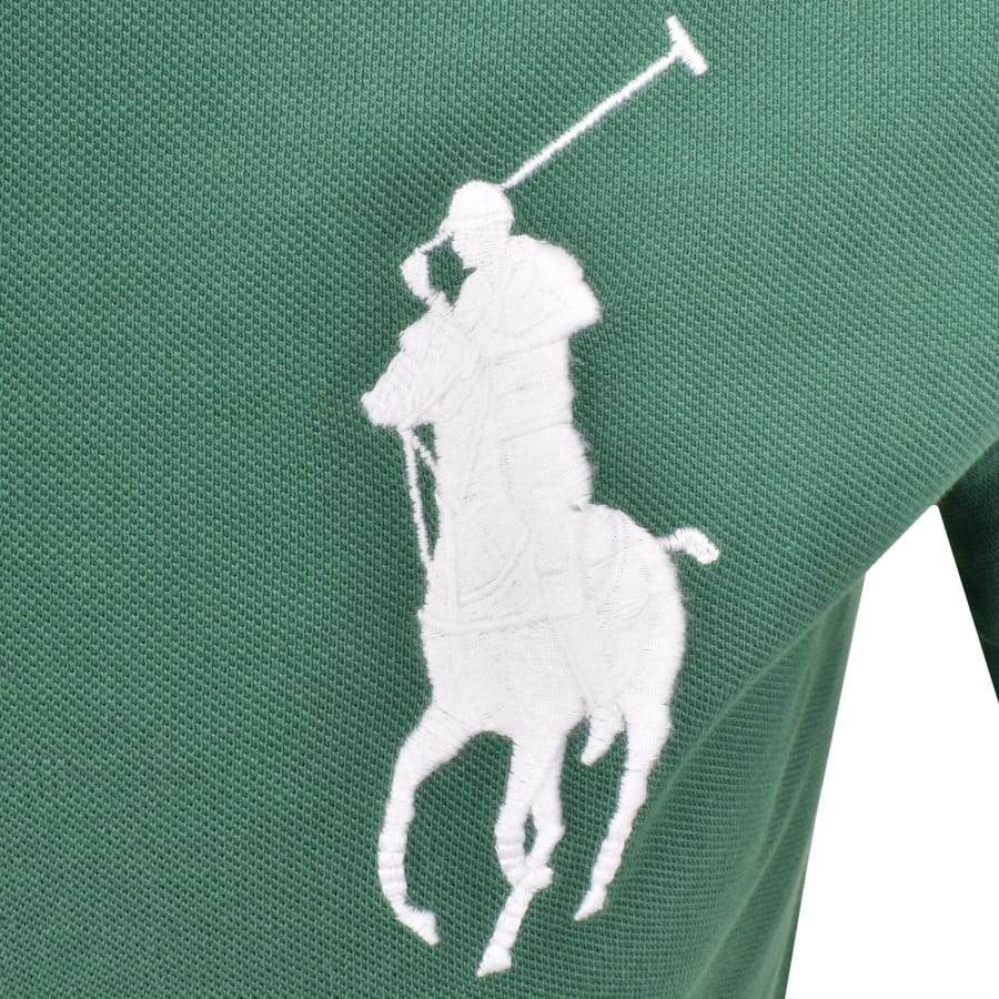 Image number 4 for Ralph Lauren Custom Slim Polo T Shirt Green