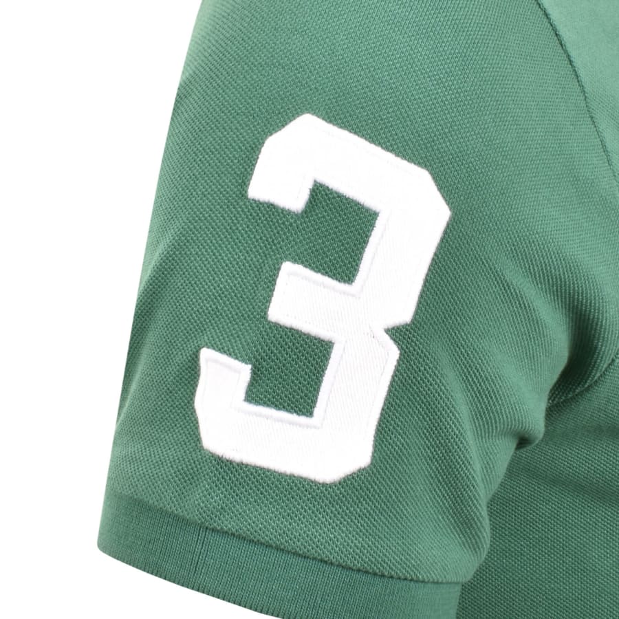 Image number 5 for Ralph Lauren Custom Slim Polo T Shirt Green