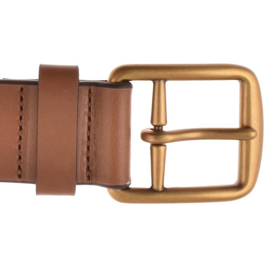 Image number 3 for Ralph Lauren Saddle Leather Belt Brown
