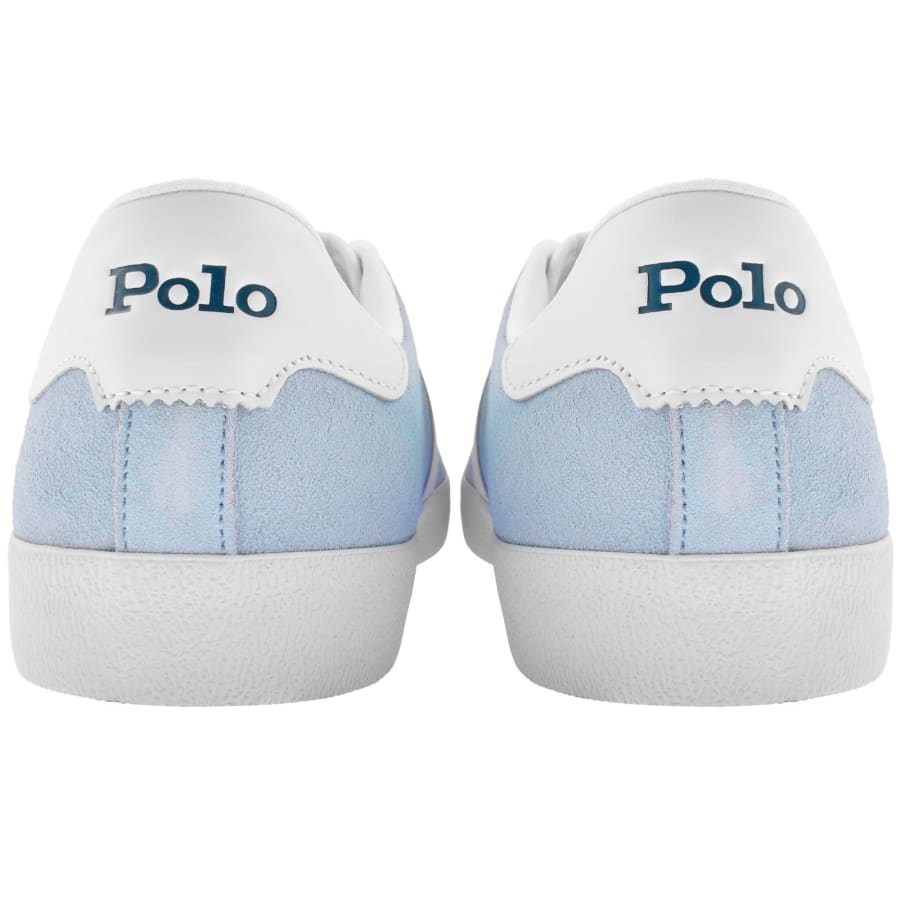 Image number 2 for Ralph Lauren Court VLC Trainers Blue