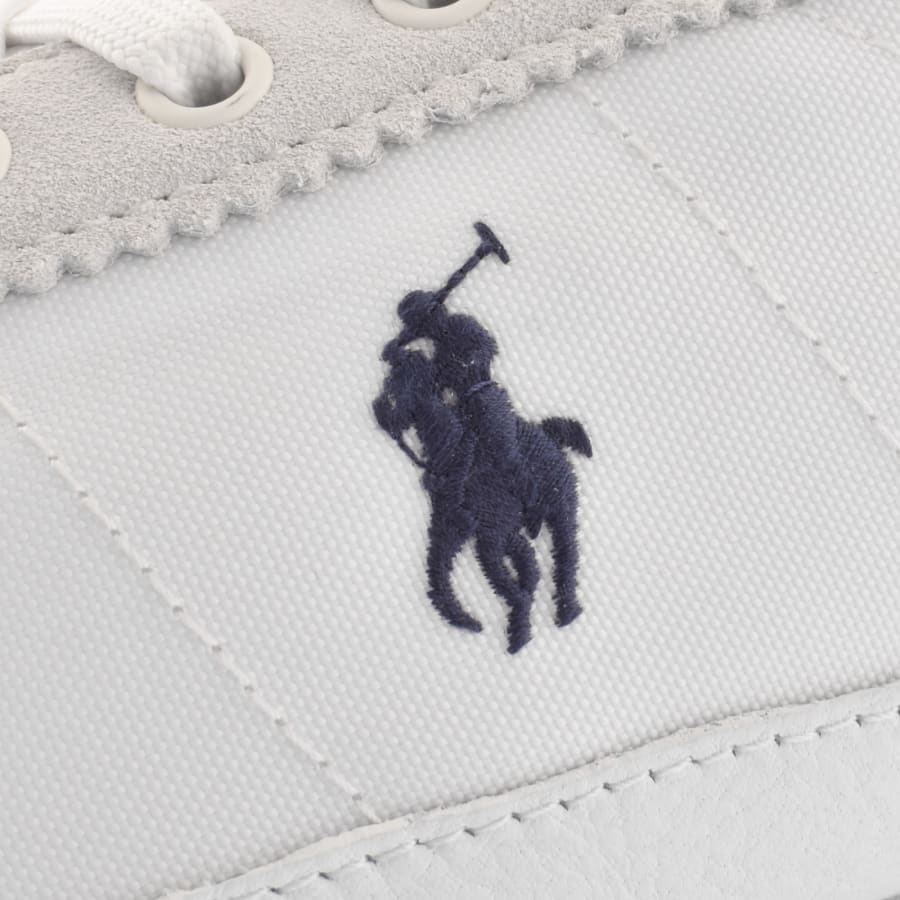 Image number 4 for Ralph Lauren Heritage Trac Trainers White