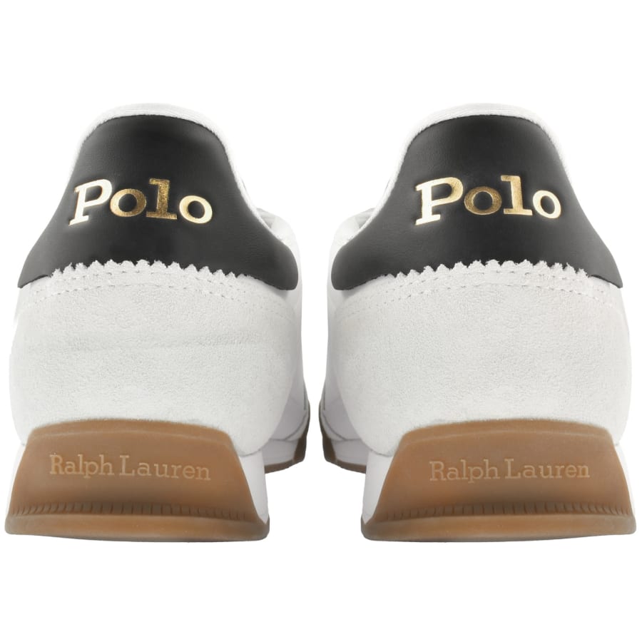 Image number 2 for Ralph Lauren Heritage Trac Trainers White