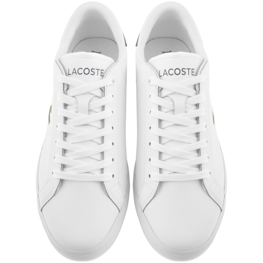 Image number 3 for Lacoste Powercourt 125 2 Trainers White