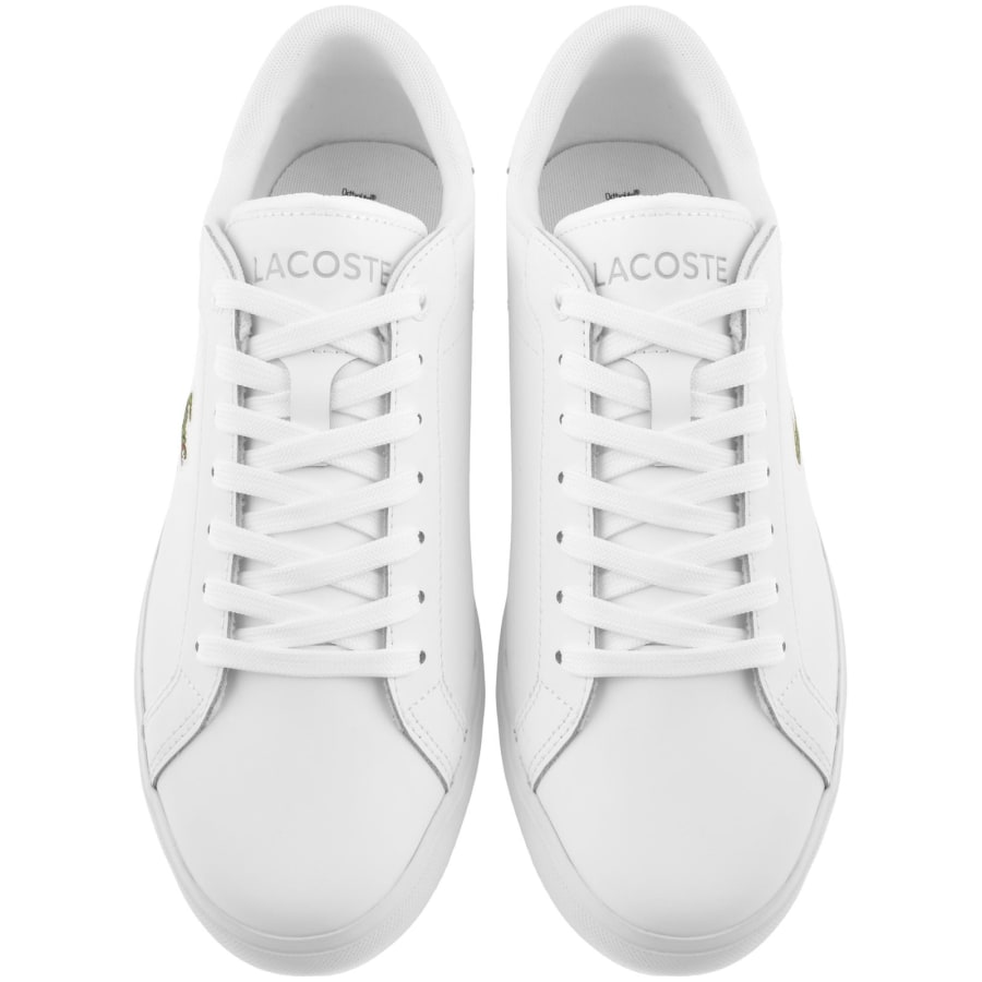 Image number 3 for Lacoste Powercourt 125 2 Trainers White