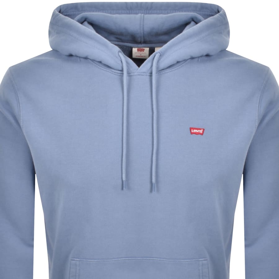 Image number 2 for Levis Original Logo Hoodie Blue