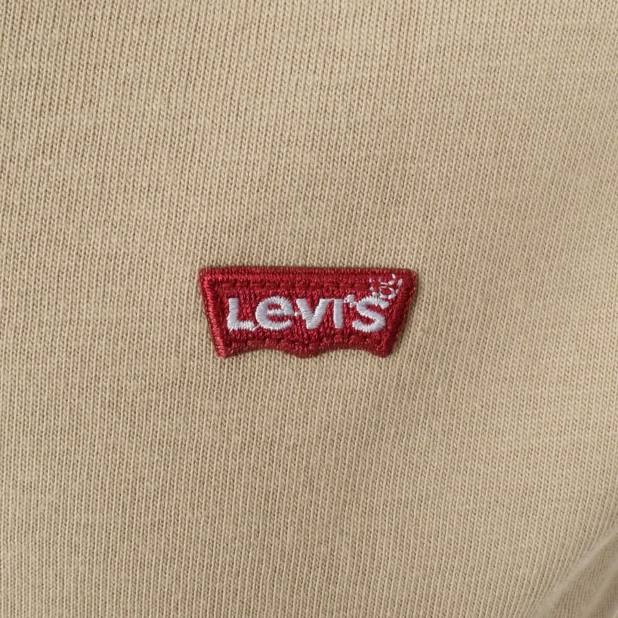 Image number 3 for Levis Original Housemark T Shirt Beige