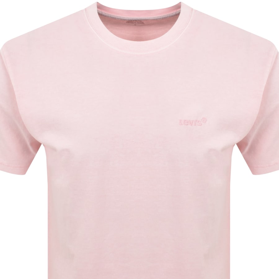 Image number 2 for Levis Red Tab Vintage Crew Neck T Shirt Pink