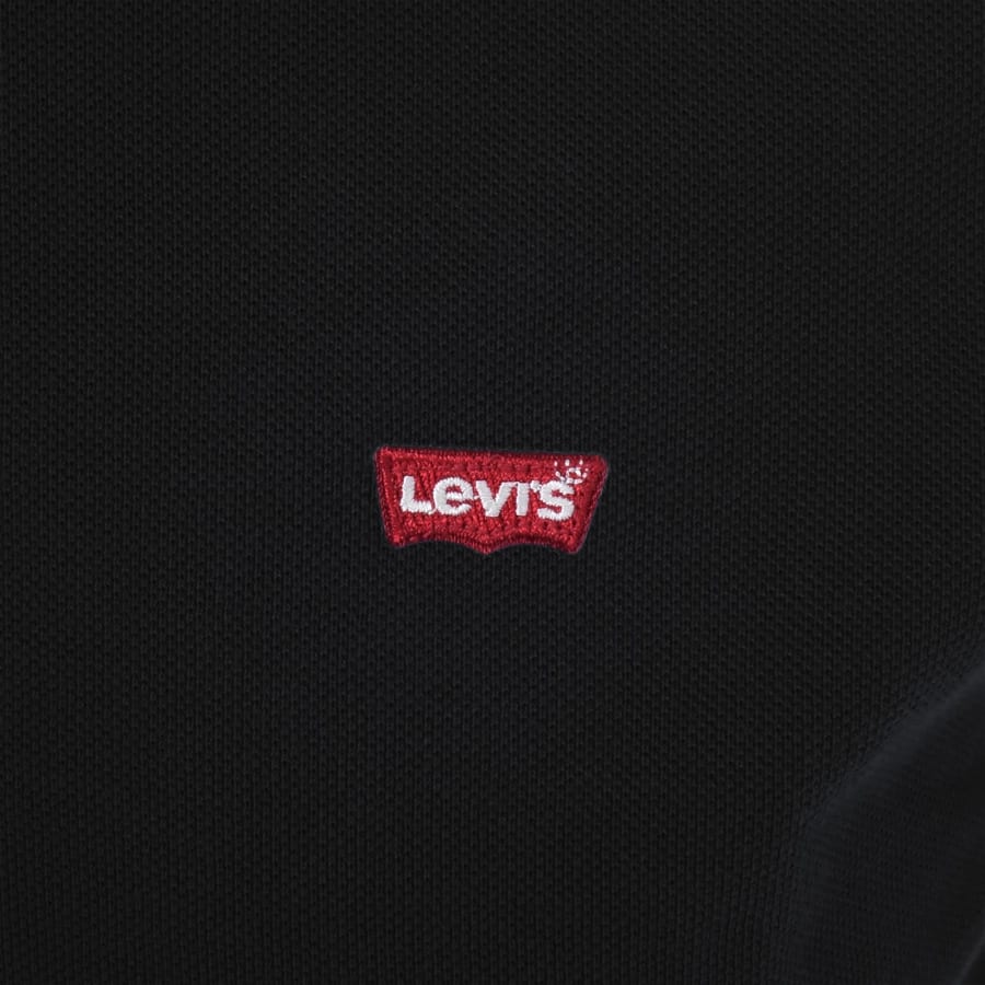 Image number 3 for Levis Original HM Short Sleeved Polo T Shirt Black