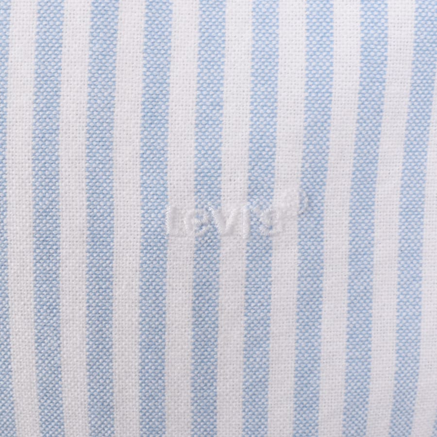 Image number 3 for Levis Western Short Sleeved Shirt Blue