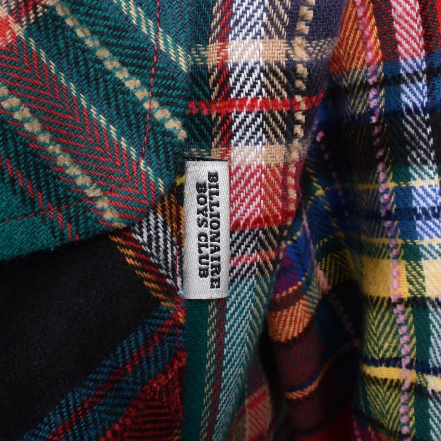 Image number 4 for Billionaire Boys Club Check Shirt Red