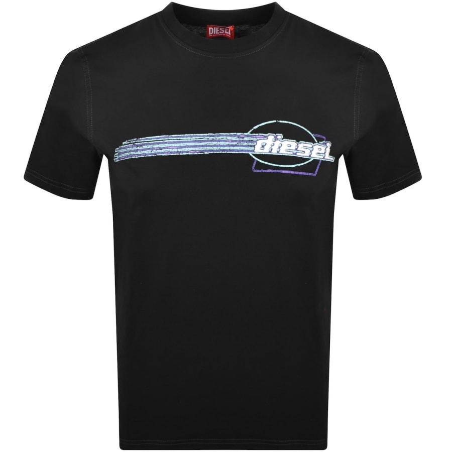 Image number 2 for Diesel T Boxt Div T Shirt Black