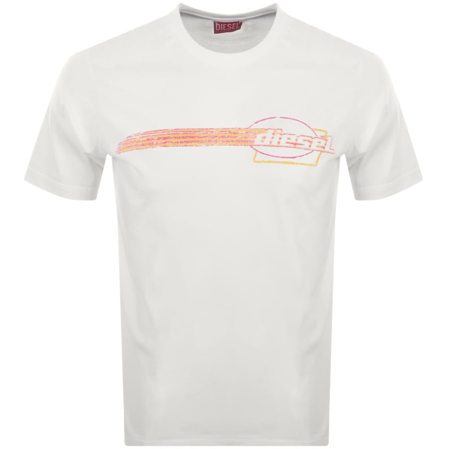 Image number 2 for Diesel T Boxt Div T Shirt White