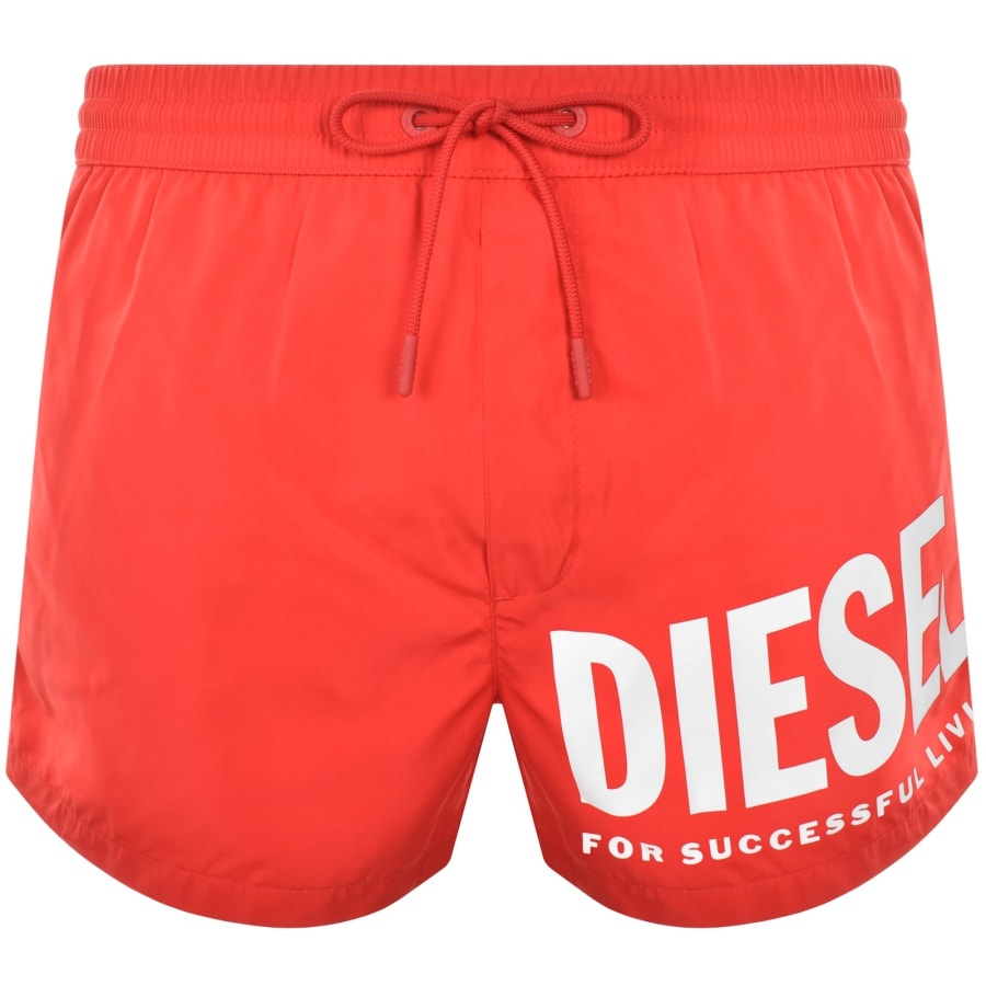 Image number 1 for Diesel Mario 34 Core Swim Shorts Red
