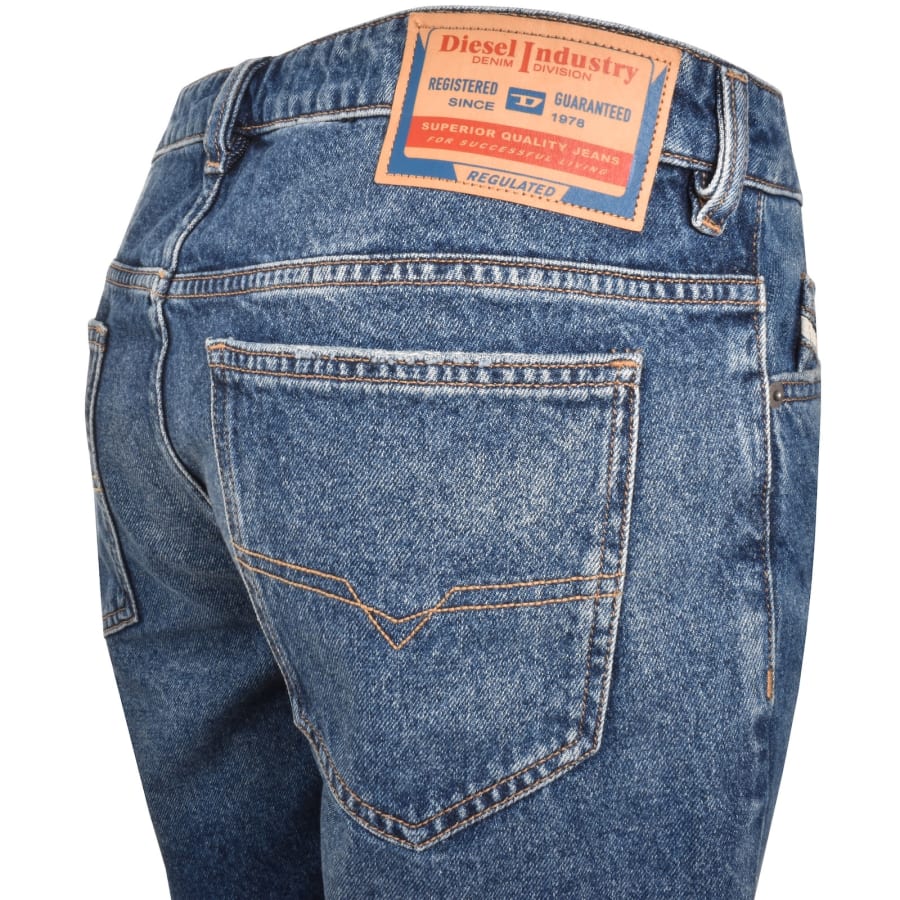 Image number 4 for Diesel Denim Regular Shorts Blue